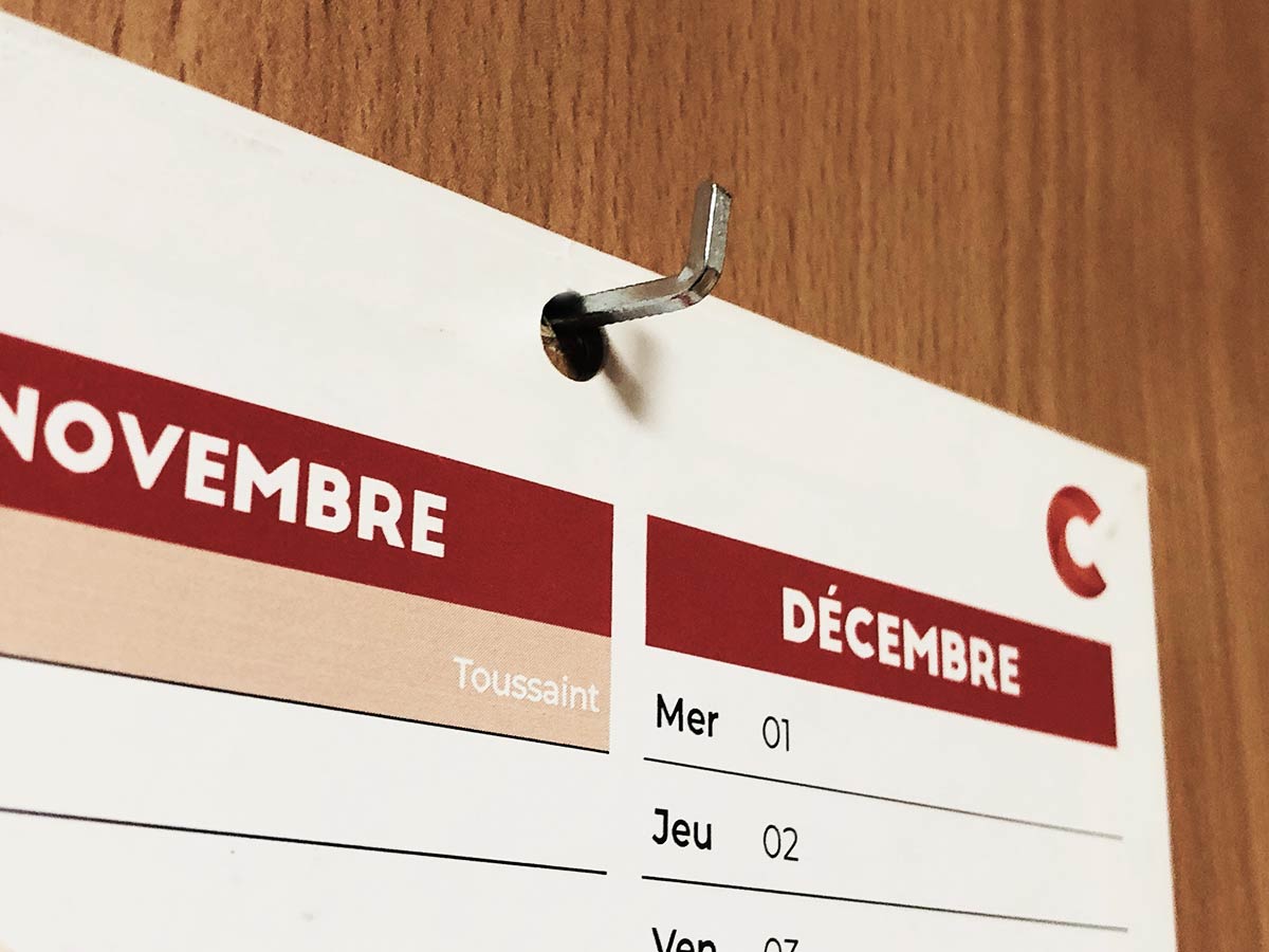 Calendriers bancaires - Agenda Offset 5