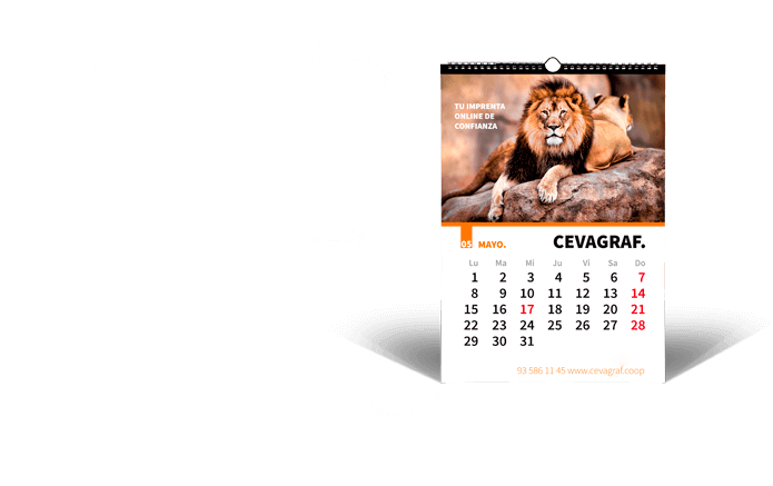 calendarios de pared,cevagraf imprenta