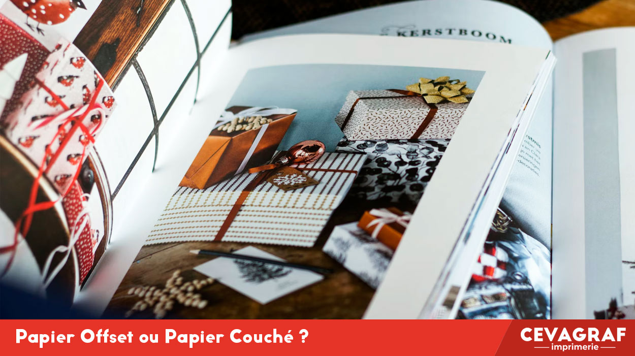 Papier Couché ou Papier Offset ? Quelle est la différence ?